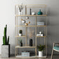 Glam Style Metal Bookshelf Etagere Shelf Bookcase for Home Office Clearhalo 'Bookcases' 'furn' 'furn_bookcases' 'Furniture' 'furniture_bookcases' 'Office Furniture' 4887496