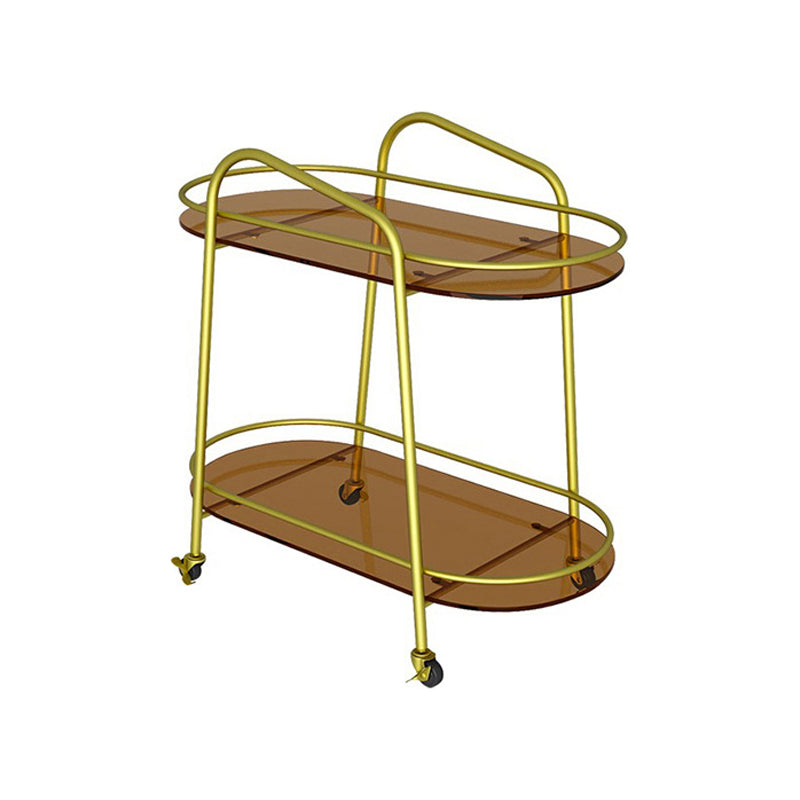 Glam Style Geometric Bookcase Metal Vertical Bookshelf,27.2" H x 13" W Gold-Brown Clearhalo 'Bookcases' 'furn' 'furn_bookcases' 'Furniture' 'furniture_bookcases' 'Office Furniture' 4887501