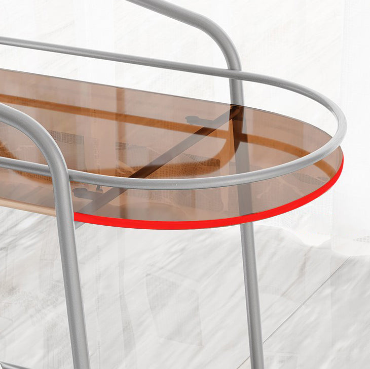 Glam Style Geometric Bookcase Metal Vertical Bookshelf,27.2" H x 13" W Clearhalo 'Bookcases' 'furn' 'furn_bookcases' 'Furniture' 'furniture_bookcases' 'Office Furniture' 4887507