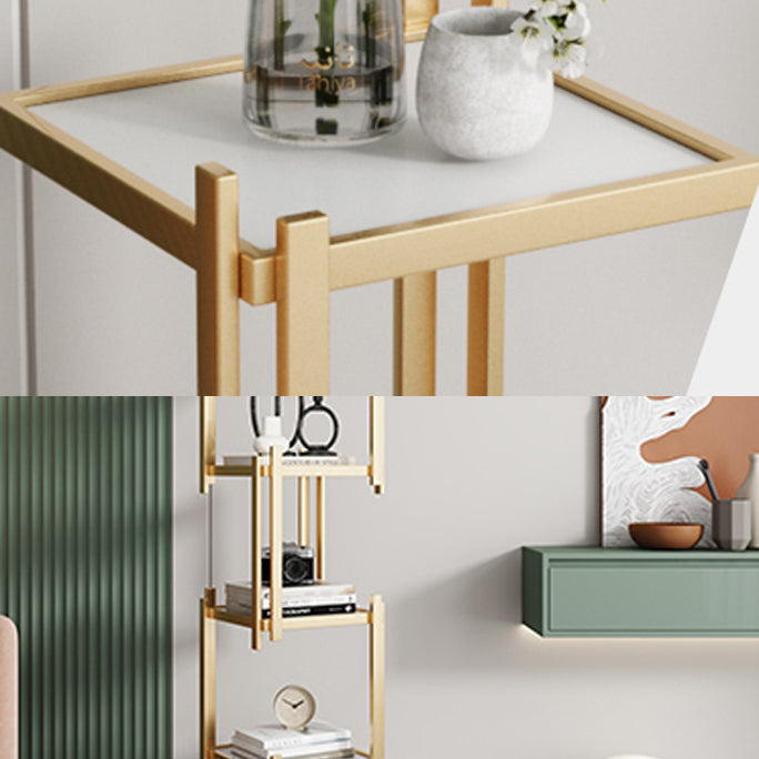 Glam Style Open Bookshelf Vertical Shelf Bookcase for Home Office Clearhalo 'Bookcases' 'furn' 'furn_bookcases' 'Furniture' 'furniture_bookcases' 'Office Furniture' 4887581