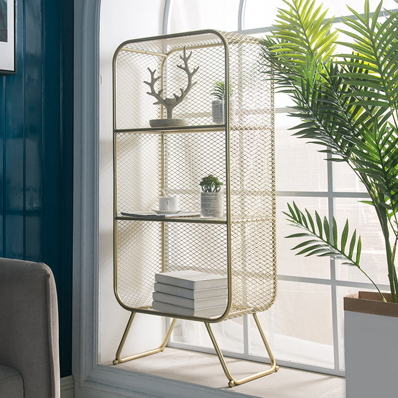 Glam Style Bookshelf Closed Back Bookcase forStudy Room Home Office Clearhalo 'Bookcases' 'furn' 'furn_bookcases' 'Furniture' 'furniture_bookcases' 'Office Furniture' 4887593