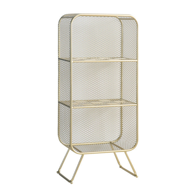 Glam Style Bookshelf Closed Back Bookcase forStudy Room Home Office 20.9"L x 11.8"W x 47.2"H Dark Gold Clearhalo 'Bookcases' 'furn' 'furn_bookcases' 'Furniture' 'furniture_bookcases' 'Office Furniture' 4887605