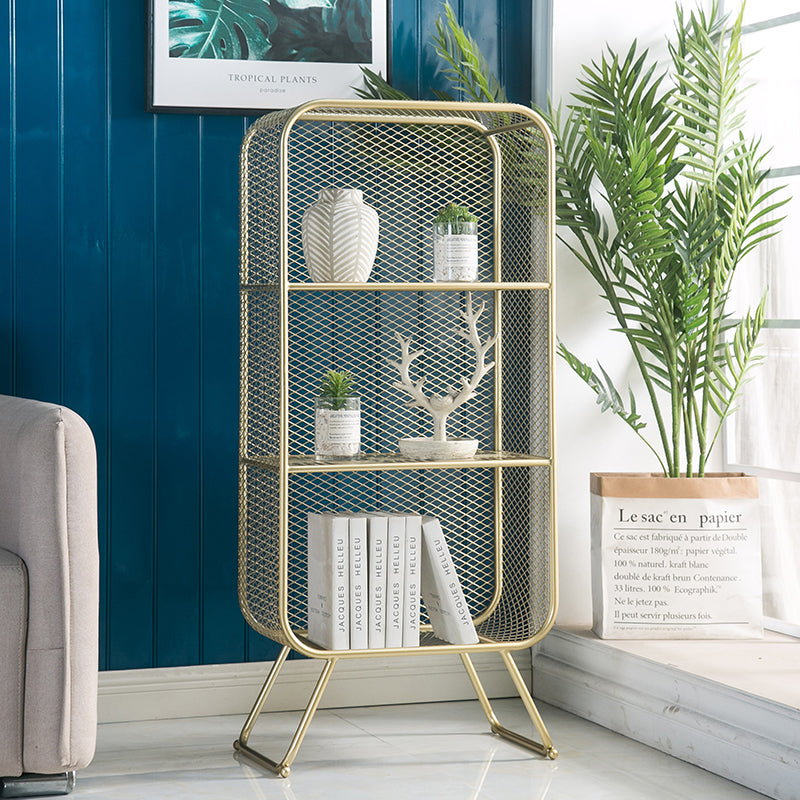 Glam Style Bookshelf Closed Back Bookcase forStudy Room Home Office Clearhalo 'Bookcases' 'furn' 'furn_bookcases' 'Furniture' 'furniture_bookcases' 'Office Furniture' 4887616