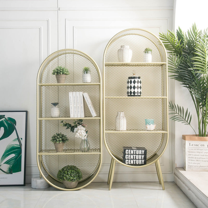 Glam Style Bookshelf Closed Back Bookcase forStudy Room Home Office Clearhalo 'Bookcases' 'furn' 'furn_bookcases' 'Furniture' 'furniture_bookcases' 'Office Furniture' 4887618