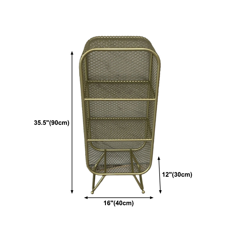 Glam Style Bookshelf Closed Back Bookcase forStudy Room Home Office Clearhalo 'Bookcases' 'furn' 'furn_bookcases' 'Furniture' 'furniture_bookcases' 'Office Furniture' 4887620