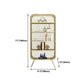 Glam Style Bookshelf Closed Back Bookcase forStudy Room Home Office Clearhalo 'Bookcases' 'furn' 'furn_bookcases' 'Furniture' 'furniture_bookcases' 'Office Furniture' 4887625