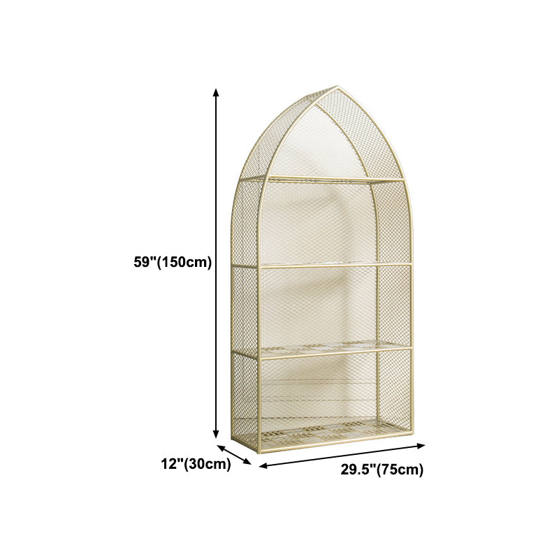 Glam Style Bookshelf Closed Back Bookcase forStudy Room Home Office Clearhalo 'Bookcases' 'furn' 'furn_bookcases' 'Furniture' 'furniture_bookcases' 'Office Furniture' 4887631