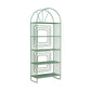 Scandinavian Style Metal Bookshelf Open Back Bookcase for Office 23.6"L x 11"W x 63"H Green Clearhalo 'Bookcases' 'furn' 'furn_bookcases' 'Furniture' 'furniture_bookcases' 'Office Furniture' 4888193