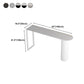 Modern Iron Bar Dining Table with Stone Top Indoor Bistro Table Fixed Table Clearhalo 'Bar Furniture' 'Bar Tables' 'bar_tables' 'furn' 'furn_bar_tables' 'Furniture' 'furniture_bar_tables' 'Kitchen & Dining Furniture' 4888469