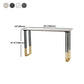 Contemporary Bar Counter Table Rectangle Sintered Stone Table for Home Clearhalo 'Bar Furniture' 'Bar Tables' 'bar_tables' 'Furniture' 'furniture_bar_tables' 'Kitchen & Dining Furniture' 4888538