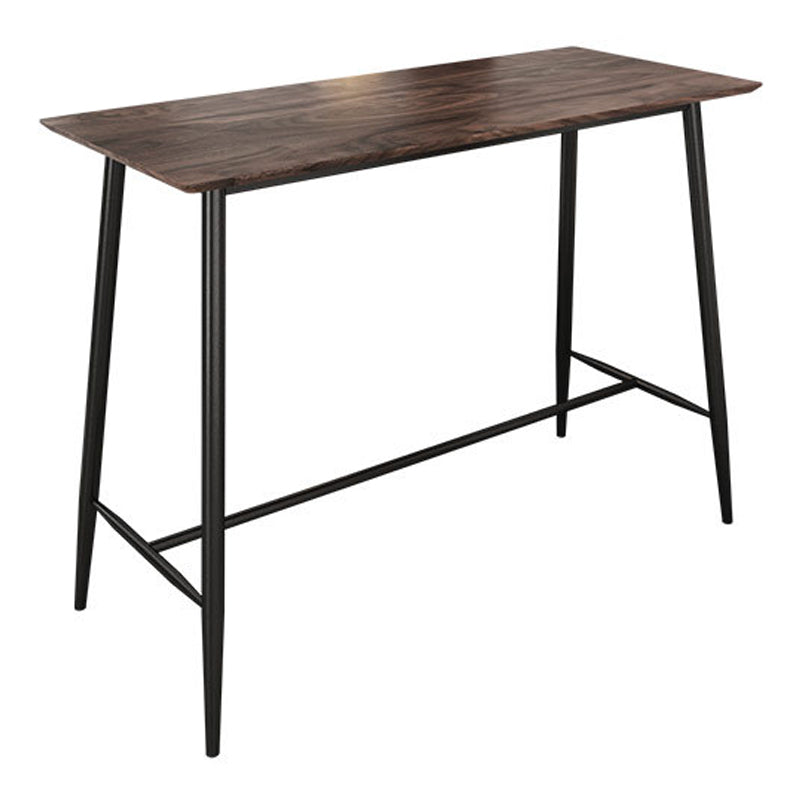 Contemporary Bar Counter Table Rectangle Sintered Stone Table for Kitchen Dark Brown Clearhalo 'Bar Furniture' 'Bar Tables' 'bar_tables' 'Furniture' 'furniture_bar_tables' 'Kitchen & Dining Furniture' 4888545