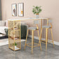 Contemporary Bar Counter Table Sintered Stone Table for Kitchen Clearhalo 'Bar Furniture' 'Bar Tables' 'bar_tables' 'furn' 'furn_bar_tables' 'Furniture' 'furniture_bar_tables' 'Kitchen & Dining Furniture' 4888579