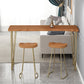 Nordic Glam Style Wooden Table Dining Bar Counter Table for Kitchen 55.1"L x 17.7"W x 41.3"H Without Chairs Clearhalo 'Bar Furniture' 'Bar Tables' 'bar_tables' 'furn' 'furn_bar_tables' 'Furniture' 'furniture_bar_tables' 'Kitchen & Dining Furniture' 4888591