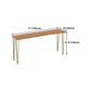 Nordic Glam Style Wooden Table Dining Bar Counter Table for Kitchen Clearhalo 'Bar Furniture' 'Bar Tables' 'bar_tables' 'furn' 'furn_bar_tables' 'Furniture' 'furniture_bar_tables' 'Kitchen & Dining Furniture' 4888602