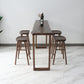Contemporary Style Dining Wooden Table Bar Counter Table for Kitchen 94.5"L x 15.7"W x 41.3"H Without Chairs Clearhalo 'Bar Furniture' 'Bar Tables' 'bar_tables' 'furn' 'furn_bar_tables' 'Furniture' 'furniture_bar_tables' 'Kitchen & Dining Furniture' 4888646