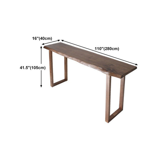 Contemporary Style Dining Wooden Table Bar Counter Table for Kitchen Clearhalo 'Bar Furniture' 'Bar Tables' 'bar_tables' 'furn' 'furn_bar_tables' 'Furniture' 'furniture_bar_tables' 'Kitchen & Dining Furniture' 4888662