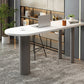 Modern Style Dining Sintered Stone Table Bar Counter Table for Kitchen Clearhalo 'Bar Furniture' 'Bar Tables' 'bar_tables' 'furn' 'furn_bar_tables' 'Furniture' 'furniture_bar_tables' 'Kitchen & Dining Furniture' 4888672