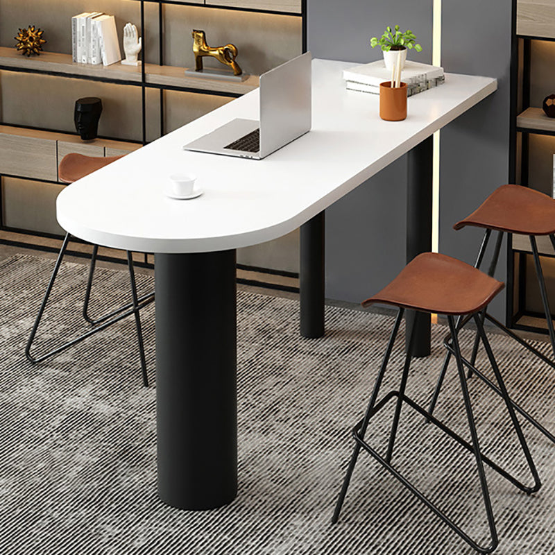 Modern Style Dining Sintered Stone Table Bar Counter Table for Kitchen Clearhalo 'Bar Furniture' 'Bar Tables' 'bar_tables' 'furn' 'furn_bar_tables' 'Furniture' 'furniture_bar_tables' 'Kitchen & Dining Furniture' 4888674