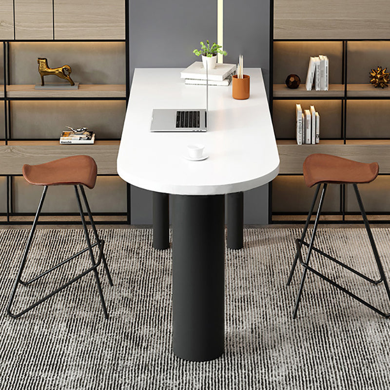 Modern Style Dining Sintered Stone Table Bar Counter Table for Kitchen Clearhalo 'Bar Furniture' 'Bar Tables' 'bar_tables' 'furn' 'furn_bar_tables' 'Furniture' 'furniture_bar_tables' 'Kitchen & Dining Furniture' 4888676