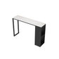 Industrial Rectangle Sintered Stone Table Bar Counter Table for Home Clearhalo 'Bar Furniture' 'Bar Tables' 'bar_tables' 'furn' 'furn_bar_tables' 'Furniture' 'furniture_bar_tables' 'Kitchen & Dining Furniture' 4888710