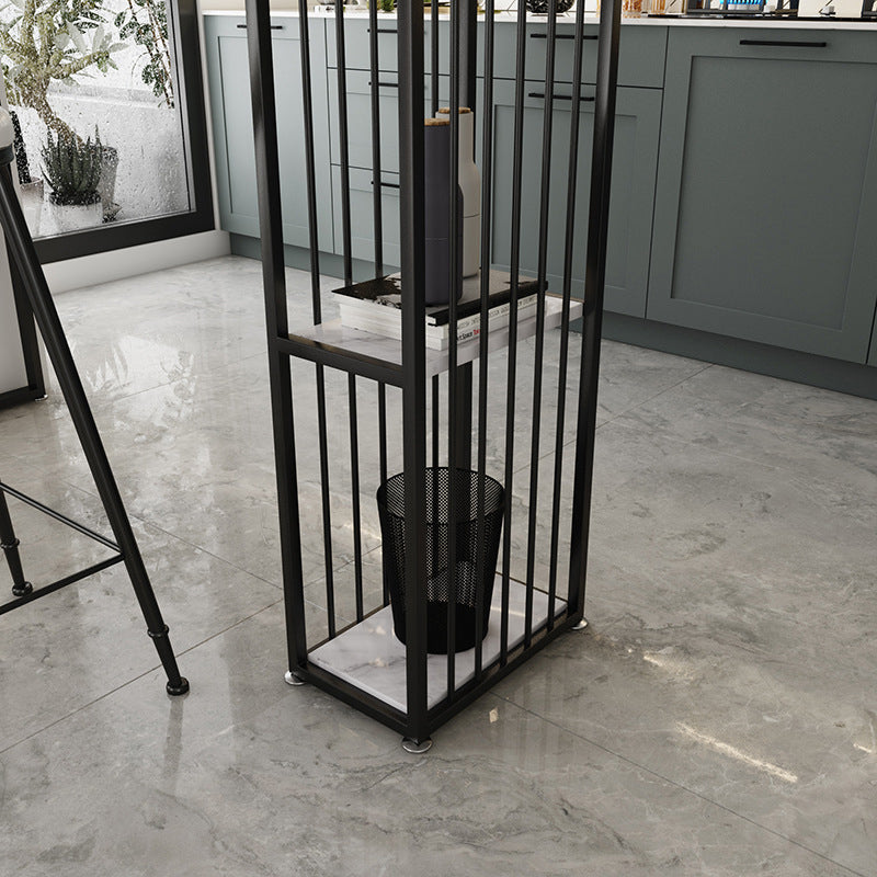 Industrial Style Rectangle Sintered Stone Table Bar Counter Table for Home Clearhalo 'Bar Furniture' 'Bar Tables' 'bar_tables' 'Furniture' 'furniture_bar_tables' 'Kitchen & Dining Furniture' 4888731