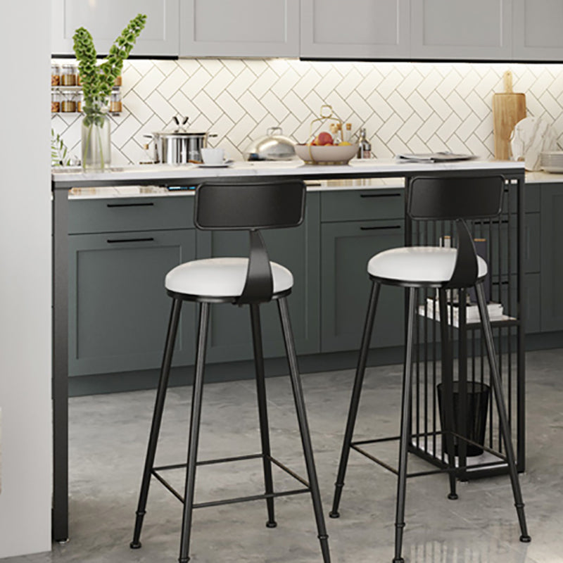 Industrial Style Rectangle Sintered Stone Table Bar Counter Table for Home Clearhalo 'Bar Furniture' 'Bar Tables' 'bar_tables' 'Furniture' 'furniture_bar_tables' 'Kitchen & Dining Furniture' 4888733