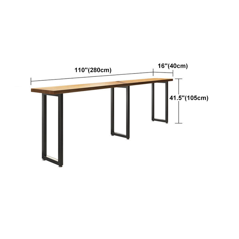 Modern Style Dining Wooden Table Bar Counter Table for Kitchen Clearhalo 'Bar Furniture' 'Bar Tables' 'bar_tables' 'furn' 'furn_bar_tables' 'Furniture' 'furniture_bar_tables' 'Kitchen & Dining Furniture' 4888758