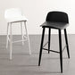 Scandinavian Milk Tea Shop Footrest Stool Matte Finish Steel Counter Stools Clearhalo 'Bar Furniture' 'Bar Stools' 'bar_stools' 'furn' 'furn_bar_stools' 'Furniture' 'furniture_bar_stools' 'Kitchen & Dining Furniture' 4888764