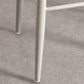 Scandinavian Milk Tea Shop Footrest Stool Matte Finish Steel Counter Stools Clearhalo 'Bar Furniture' 'Bar Stools' 'bar_stools' 'furn' 'furn_bar_stools' 'Furniture' 'furniture_bar_stools' 'Kitchen & Dining Furniture' 4888774