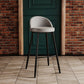 Modern Milk Tea Shop Low Back Stool Matte Finish Leather Barstool Clearhalo 'Bar Furniture' 'Bar Stools' 'bar_stools' 'furn' 'furn_bar_stools' 'Furniture' 'furniture_bar_stools' 'Kitchen & Dining Furniture' 4888831