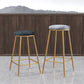 Restaurant Stackable Backless Stool Matte Finish Velvet Bar Stool Clearhalo 'Bar Furniture' 'Bar Stools' 'bar_stools' 'furn' 'furn_bar_stools' 'Furniture' 'furniture_bar_stools' 'Kitchen & Dining Furniture' 4888879