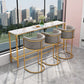 Milk Tea Shop Armed Stool Glam Matte Finish Velvet Bar Stool Clearhalo 'Bar Furniture' 'Bar Stools' 'bar_stools' 'furn' 'furn_bar_stools' 'Furniture' 'furniture_bar_stools' 'Kitchen & Dining Furniture' 4888938