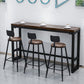 Industrial Low Back Coffee Shop Stool Matte Finish Iron Bar Stool Clearhalo 'Bar Furniture' 'Bar Stools' 'bar_stools' 'furn' 'furn_bar_stools' 'Furniture' 'furniture_bar_stools' 'Kitchen & Dining Furniture' 4889008