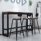 Industrial Low Back Coffee Shop Stool Matte Finish Iron Bar Stool Clearhalo 'Bar Furniture' 'Bar Stools' 'bar_stools' 'furn' 'furn_bar_stools' 'Furniture' 'furniture_bar_stools' 'Kitchen & Dining Furniture' 4889023