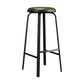 Modern Stackable Footrest Barstool Matte Finish Upholstered Home Stool Dark Green 1 Piece Clearhalo 'Bar Furniture' 'Bar Stools' 'bar_stools' 'furn' 'furn_bar_stools' 'Furniture' 'furniture_bar_stools' 'Kitchen & Dining Furniture' 4889068