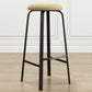 Modern Stackable Footrest Barstool Matte Finish Upholstered Home Stool Clearhalo 'Bar Furniture' 'Bar Stools' 'bar_stools' 'furn' 'furn_bar_stools' 'Furniture' 'furniture_bar_stools' 'Kitchen & Dining Furniture' 4889070