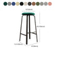 Modern Stackable Footrest Barstool Matte Finish Upholstered Home Stool Clearhalo 'Bar Furniture' 'Bar Stools' 'bar_stools' 'furn' 'furn_bar_stools' 'Furniture' 'furniture_bar_stools' 'Kitchen & Dining Furniture' 4889103