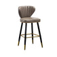 Contemporary Matte Finish Leather Barstool Footrest Reception Stool Clearhalo 'Bar Furniture' 'Bar Stools' 'bar_stools' 'furn' 'furn_bar_stools' 'Furniture' 'furniture_bar_stools' 'Kitchen & Dining Furniture' 4889208