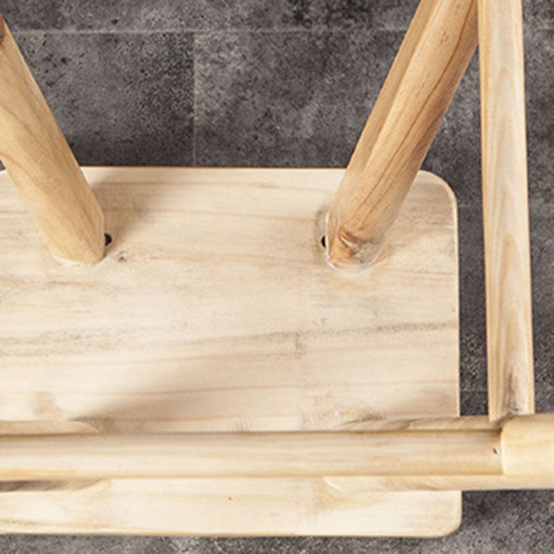 Modern Armless Backless Counter Stool Wood Milk Tea Shop Bar Stool with Seat Clearhalo 'Bar Furniture' 'Bar Stools' 'bar_stools' 'furn' 'furn_bar_stools' 'Furniture' 'furniture_bar_stools' 'Kitchen & Dining Furniture' 4889228