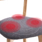 Scandinavian Rubberwood Coffee Shop Stool Footrest Upholstered Bar Stools Clearhalo 'Bar Furniture' 'Bar Stools' 'bar_stools' 'furn' 'furn_bar_stools' 'Furniture' 'furniture_bar_stools' 'Kitchen & Dining Furniture' 4889587