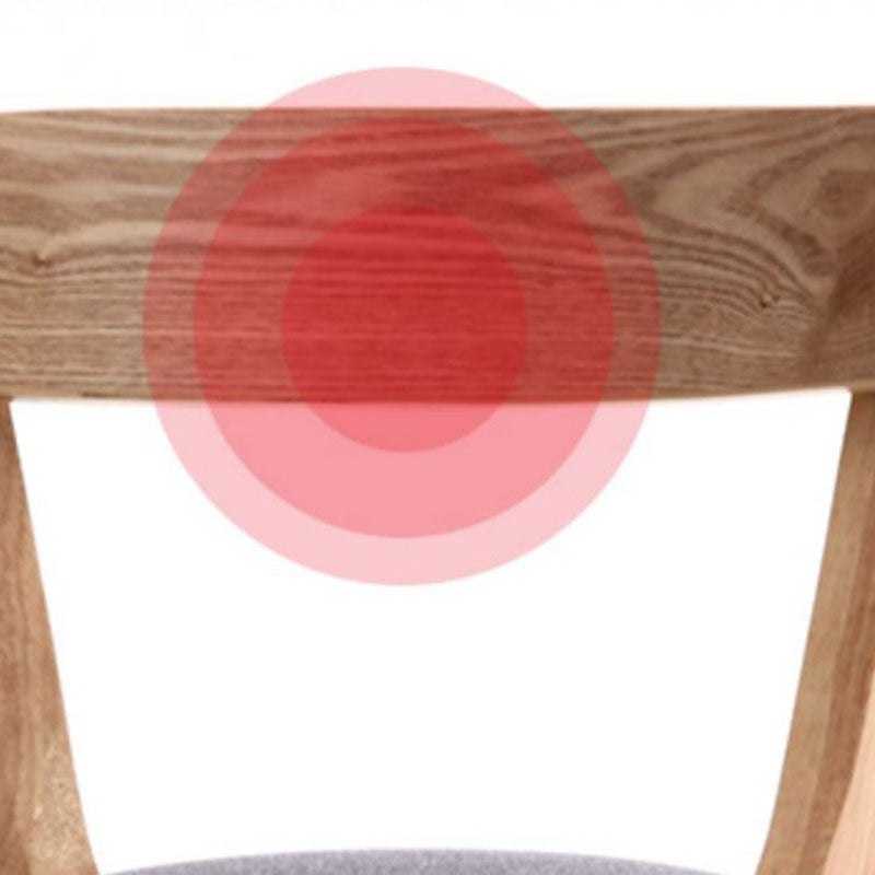 Scandinavian Rubberwood Coffee Shop Stool Footrest Upholstered Bar Stools Clearhalo 'Bar Furniture' 'Bar Stools' 'bar_stools' 'furn' 'furn_bar_stools' 'Furniture' 'furniture_bar_stools' 'Kitchen & Dining Furniture' 4889589