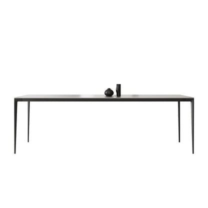 Designer Style 1/2/4/5 Pieces Dining Set Sintered Stone Dining Table with Leather Chairs Clearhalo 'Dining Room Sets' 'Dining Tables & Seating' 'dining_room_set' 'furn' 'furn_dining_room_set' 'Furniture' 'furniture_dining_room_set' 'Kitchen & Dining Furniture' 4889727