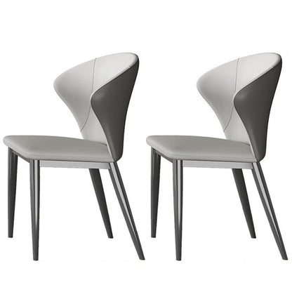 1/2/4/5/6/7/8 Pieces Dining Chair Set Sintered Stone Dining Room Set with Pedestal Base 2 Grey Chairs Clearhalo 'Dining Room Sets' 'Dining Tables & Seating' 'dining_room_set' 'furn' 'furn_dining_room_set' 'Furniture' 'furniture_dining_room_set' 'Kitchen & Dining Furniture' 4889763