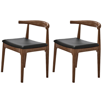 Modern 1/2/5 Pieces Dining Set Solid Wood Dining Table Set for Dining Areas 2 Black Chairs Clearhalo 'Dining Room Sets' 'Dining Tables & Seating' 'dining_room_set' 'furn' 'furn_dining_room_set' 'Furniture' 'furniture_dining_room_set' 'Kitchen & Dining Furniture' 4889802