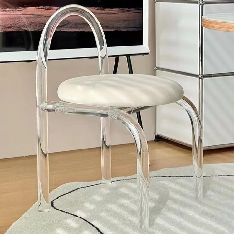 Designer Style 1/4/7 Pieces Dinette Set Acrylic Dining Table and Chairs Clearhalo 'Dining Room Sets' 'Dining Tables & Seating' 'dining_room_set' 'furn' 'furn_dining_room_set' 'Furniture' 'furniture_dining_room_set' 'Kitchen & Dining Furniture' 4889818