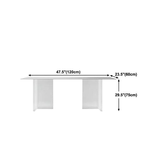 Designer Style 1/4/7 Pieces Dinette Set Acrylic Dining Table and Chairs Clearhalo 'Dining Room Sets' 'Dining Tables & Seating' 'dining_room_set' 'furn' 'furn_dining_room_set' 'Furniture' 'furniture_dining_room_set' 'Kitchen & Dining Furniture' 4889820