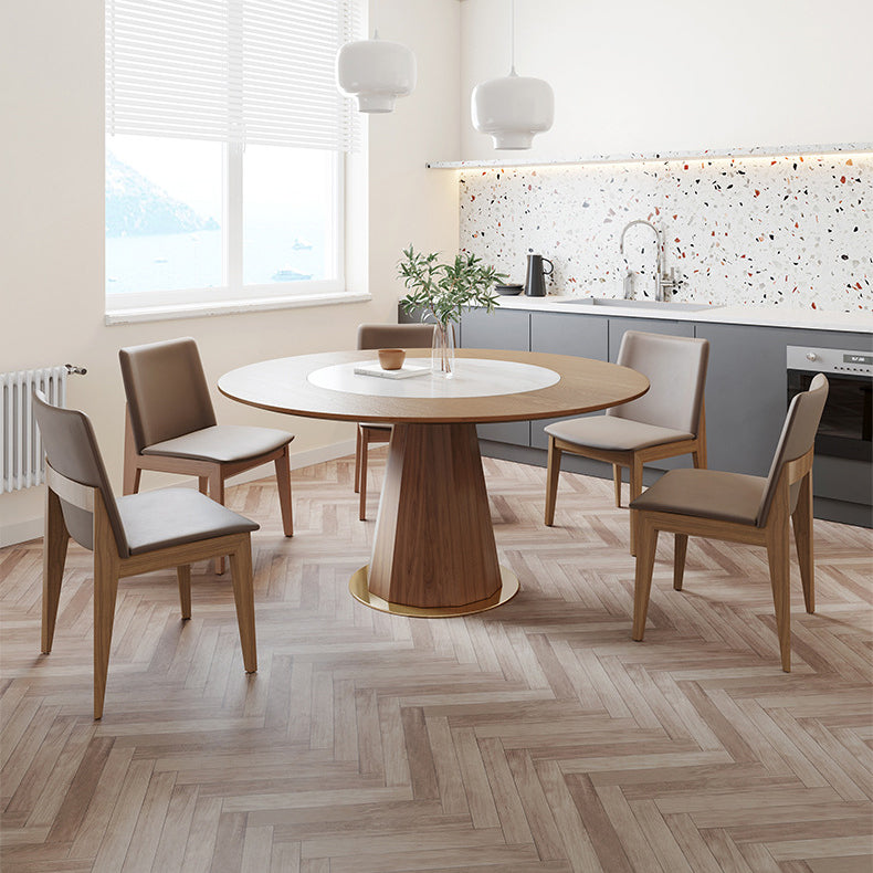 Modern 1/3/5/6/7 Pieces Dining Set Solid Wood Dining Table Set for Dining Areas Clearhalo 'Dining Room Sets' 'Dining Tables & Seating' 'dining_room_set' 'furn' 'furn_dining_room_set' 'Furniture' 'furniture_dining_room_set' 'Kitchen & Dining Furniture' 4889885