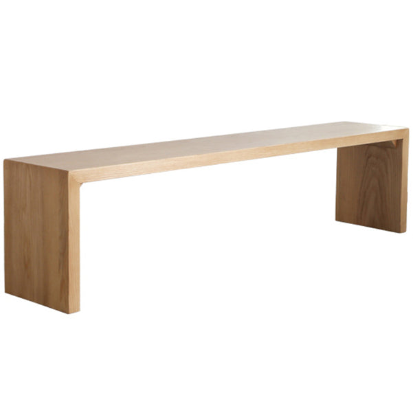 Modern 1/2/4 Pieces Rectangle Dining Table Set Ash Wood Dinette Set with Acrylic Base Bench 71"L x 12"W Clearhalo 'Dining Room Sets' 'Dining Tables & Seating' 'dining_room_set' 'furn' 'furn_dining_room_set' 'Furniture' 'furniture_dining_room_set' 'Kitchen & Dining Furniture' 4889899