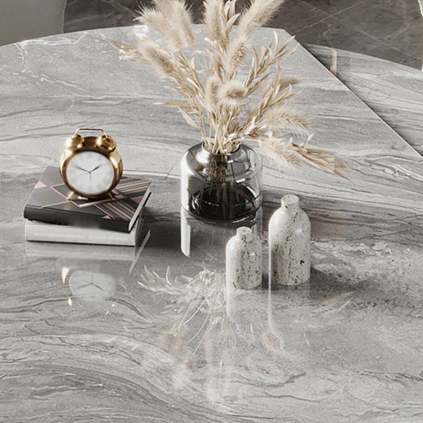 Glam 1/5/7 Pieces Dining Set Rectangular Sintered Stone Dining Table Set Clearhalo 'Dining Room Sets' 'Dining Tables & Seating' 'dining_room_set' 'furn' 'furn_dining_room_set' 'Furniture' 'furniture_dining_room_set' 'Kitchen & Dining Furniture' 4889940