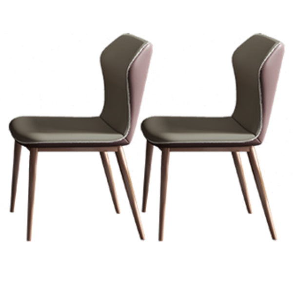 Glam 1/2/5/7 Pieces Dining Table Set with Grey Sintered Stone Top Rectangle Dinette Set 2 Grey Chairs Clearhalo 'Dining Room Sets' 'Dining Tables & Seating' 'dining_room_set' 'furn' 'furn_dining_room_set' 'Furniture' 'furniture_dining_room_set' 'Kitchen & Dining Furniture' 4889995